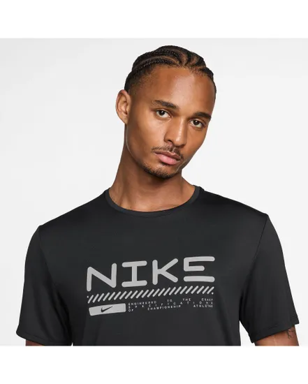 T-shirt Homme M NK WINTER MILER SS TOP Noir