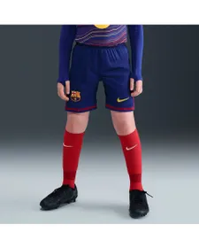 Short de football Enfant plus agé FCB Y NK DF SHORT STAD HM Bleu
