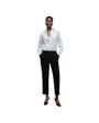 Pantalon Femme Chino Taille Haute Basique
