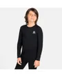 T-shirt manches longues et col rond Enfant ACTIVE WARM ECO Noir