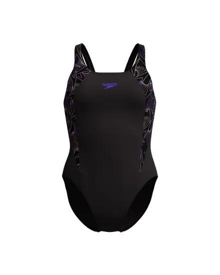 Maillot de bain Femme ECO+ H-BOOM SPLICE MUSCLEB BLA/ORA Noir