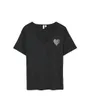 T-shirt col V Femme VMFLORITA S/S V-NECK T-SHIRT JRS BTQ Noir
