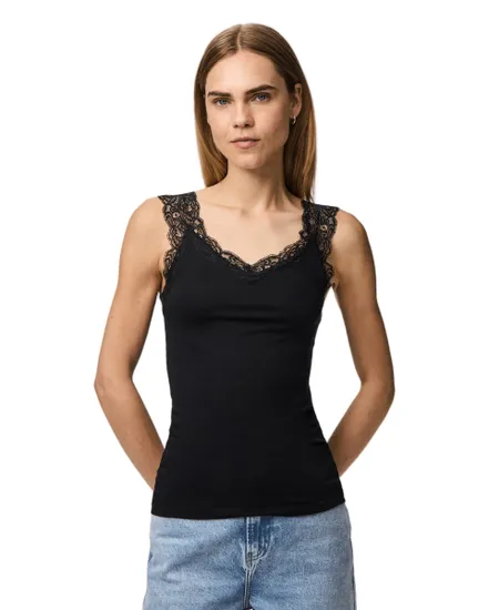 Débardeur Femme VMROSA SL TOP JRS NOOS Noir