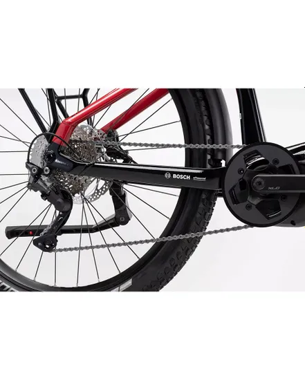 VTT électrique semi rigide Unisexe E-TERU UNIVERSAL EQ Noir/Rouge