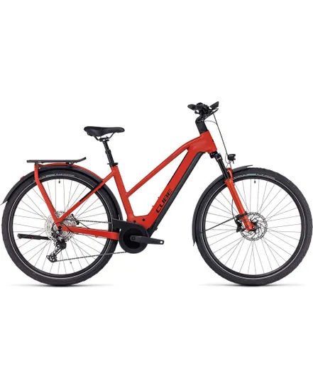 Vélo électrique trekking Femme KATHMANDU HYBRID EXC 750 Rouge