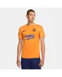 Tee-shirt de football manches courtes Homme FCB M NK DF STRK SS TOP K KS Orange