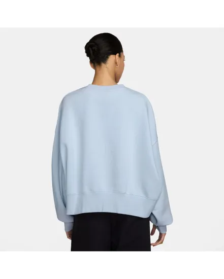 Sweatshirt Femme W NSW PHNX FLC OOS CREW Bleu