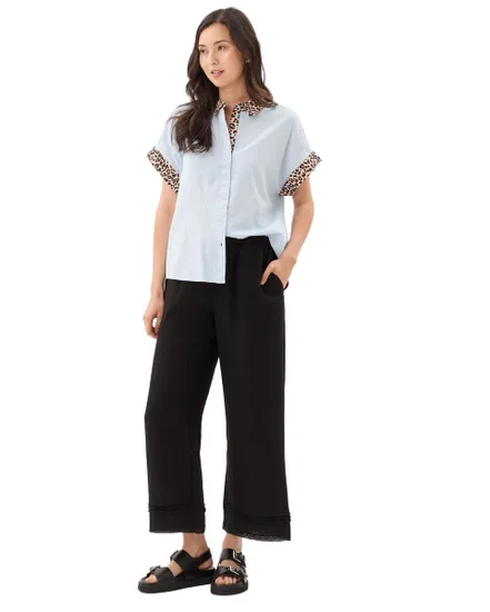 Chemise Femme Javier Contrast Check