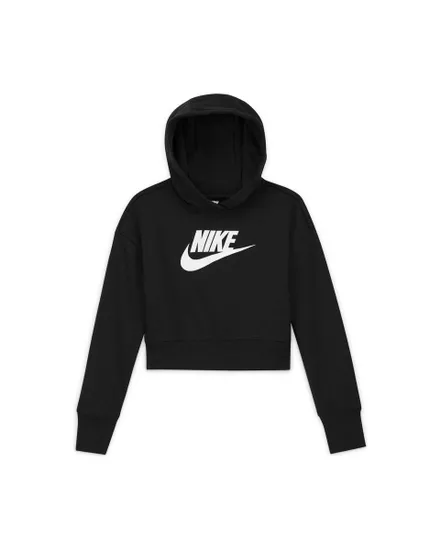 Sweatshirt à capuche Enfant plus âgé G NSW CLUB FT CROP HOODIE HBR Noir