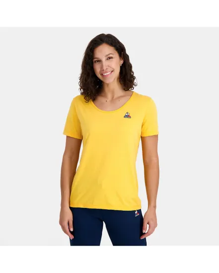 T-Shirt Femme ESS TEE SS N1 W Jaune