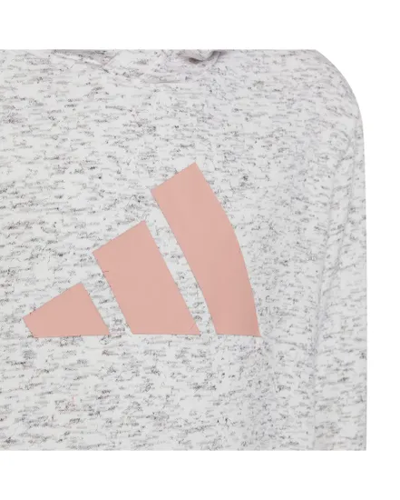 Sweatshirt à capuche manches longues Enfant U 3 BAR HD Blanc