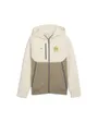 Sweat zip à capuche Enfant OM PUMATECH FZ HOODIE FL JR Beige