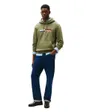 Sweat à capuche Homme TH COLOUR BLOCK GRAPHIC HOODIE Vert