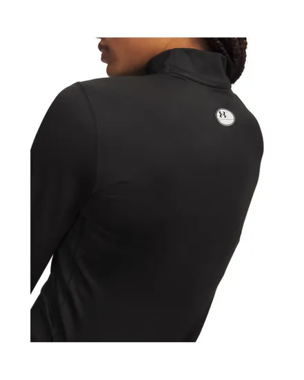 T-shirt manches longues Femme UA COLDGEAR MOCK Noir
