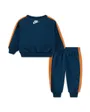 Ensemble de survetement Bébé NKNFLEECE PANT SET Bleu
