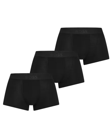 Lot de 3 boxers Homme TRUNK 3P BOSS ONE Noir