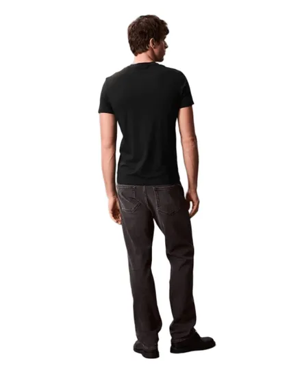 T-shirt col rond Homme SS SLIM STRETCH COTTON CREWNK TE Noir