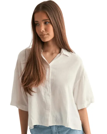 Chemise Femme VMLINN 2/4 Short Shirt WVN NOOS