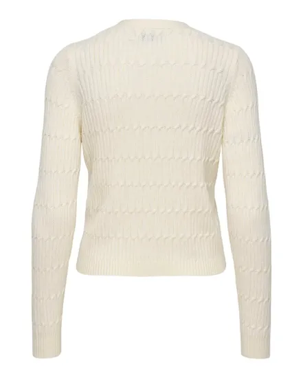 Cardigan manches longues Femme ONLKATIA LS CABLE V-NECK CARDI KNT NCA