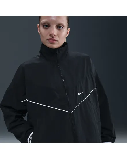 Veste zip Femme W NSW JKT WVN GLS Noir