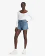 Short en jean Femme HIGH WAISTED MOM SHORT Bleu