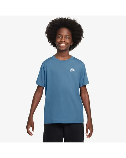 T-shirt Enfant plus agé K NSW TEE EMB FUTURA LBR Bleu