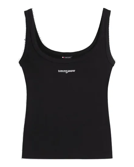 Débardeur Femme Slim Script Rib