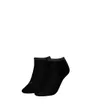 Lot de 2 paires de chaussettes Femme CK WOMEN SNEAKER 2P SHINY LOGO Noir