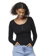 Haut À Manches Longues Femme PCKITTE LS TOP JRS NOOS BC