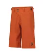 Short Homme TRAIL FLOW AVEC PAD Orange