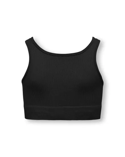 Top Fille ONPJAIA LIFE UN SL SEAM SHORT TOP GIRLS Noir