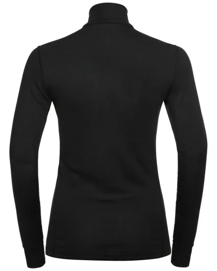 T-shirt manches longues 1/2 ZIP Femme ACTIVE WARM ECO Noir