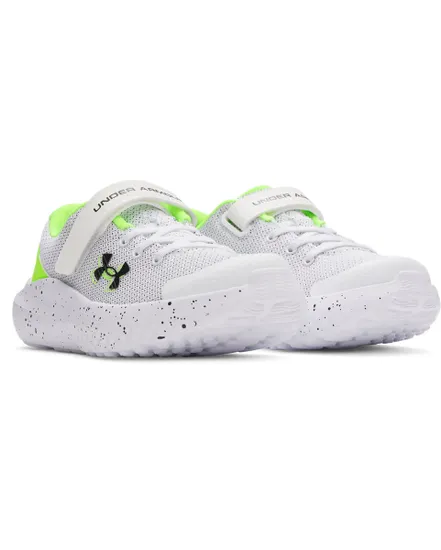 Chaussures de running Enfant UA BPS SURGE 4 AC Blanc