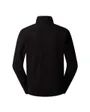 Polaire zip Homme M GLACIER 1/4 ZP - EMBROIDERED LOGO Noir