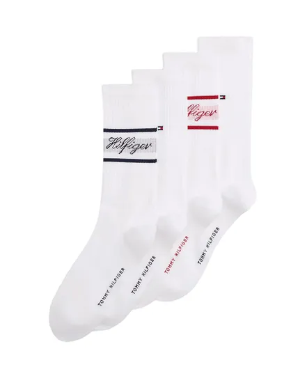 Chaussettes Sport Homme Coffret 4 Paires Tommy Hilfiger