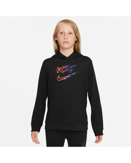 Sweat à capuche de football Enfant plus âgé KM Y NK DF HDIE PO Noir