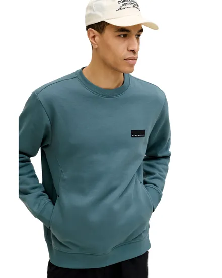 Sweat-shirt Homme JCOFUSION Badge Crew Neck
