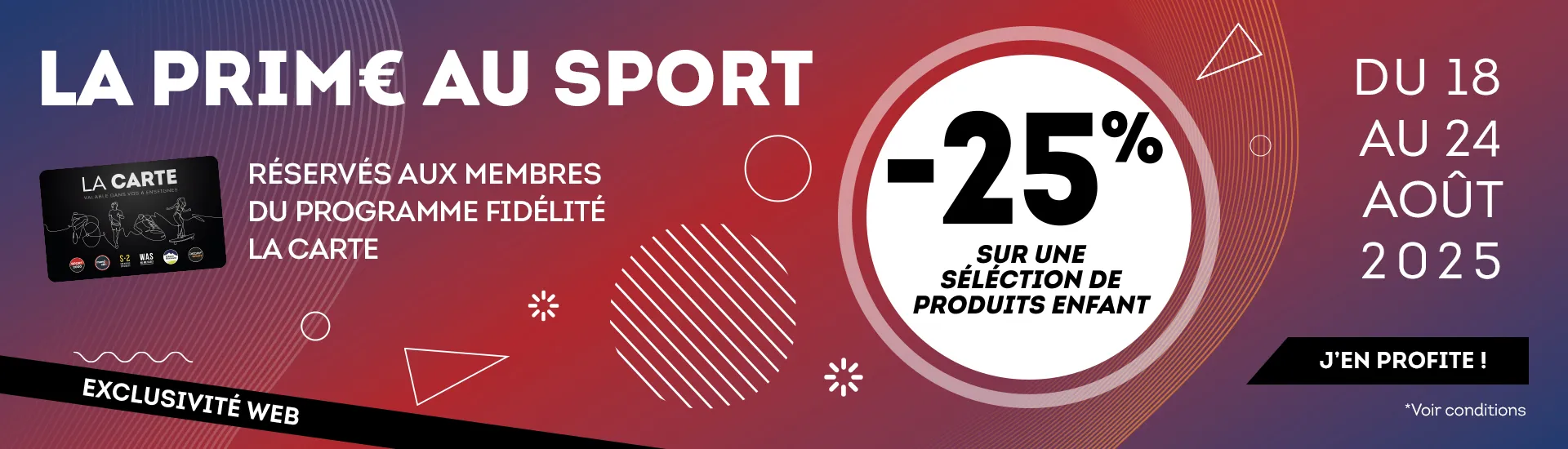 La prime au sport