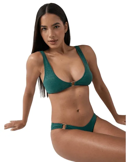 Slip De Bikini Femme Lurex Ring Brief