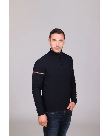Pull manches longues Homme Bleu