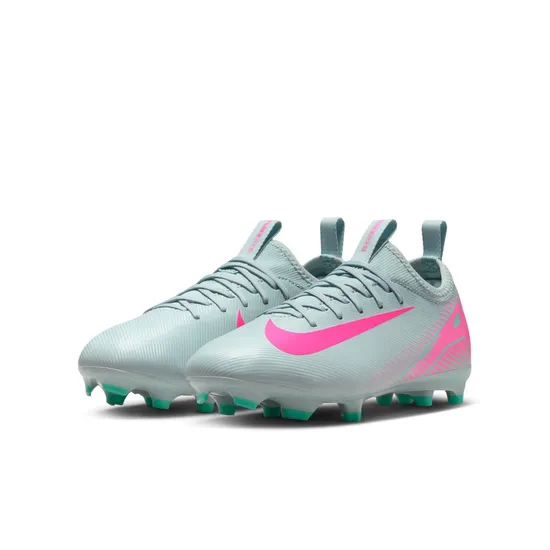 Crampons de football Enfant JR ZOOM VAPOR 16 ACADEMY FG/MG Bleu