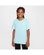 T-Shirt Enfant plus âgé K NSW TEE EMB FUTURA LBR Bleu