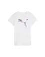 T-shirt Femme Graphics Floral Cat Logo Tee