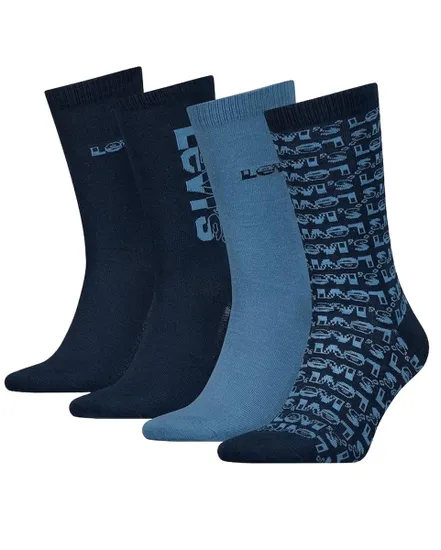 Chaussettes Homme Levi's Boîte Cadeau Denim Logo 4P