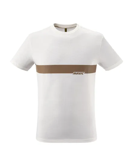 T-shirt manches courtes Unisexe CORPORATE STRIPE Blanc