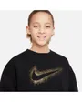 Sweatshirt manches longues Enfant G NSW ICN FLC BF CREW WC Noir