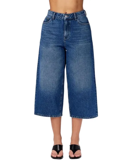 Jeans Femme Girlfriend Cropped