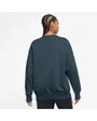 Sweat Femme W NSW PHNX FLC OS CREW Bleu