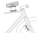 Adaptateur pour sacoche de cadre/fourche DUO UNIFIT Noir