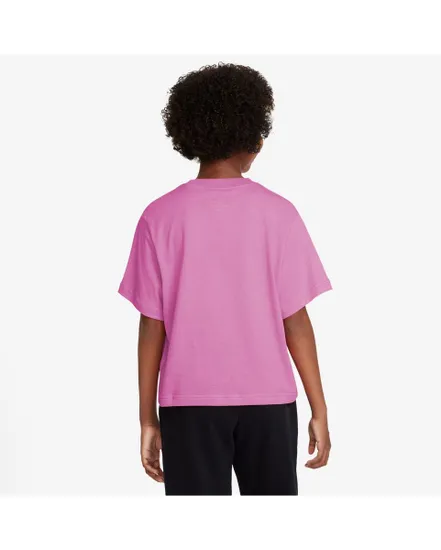 T-shirt Enfant G NSW TEE ESSNTL SS BOXY Rose